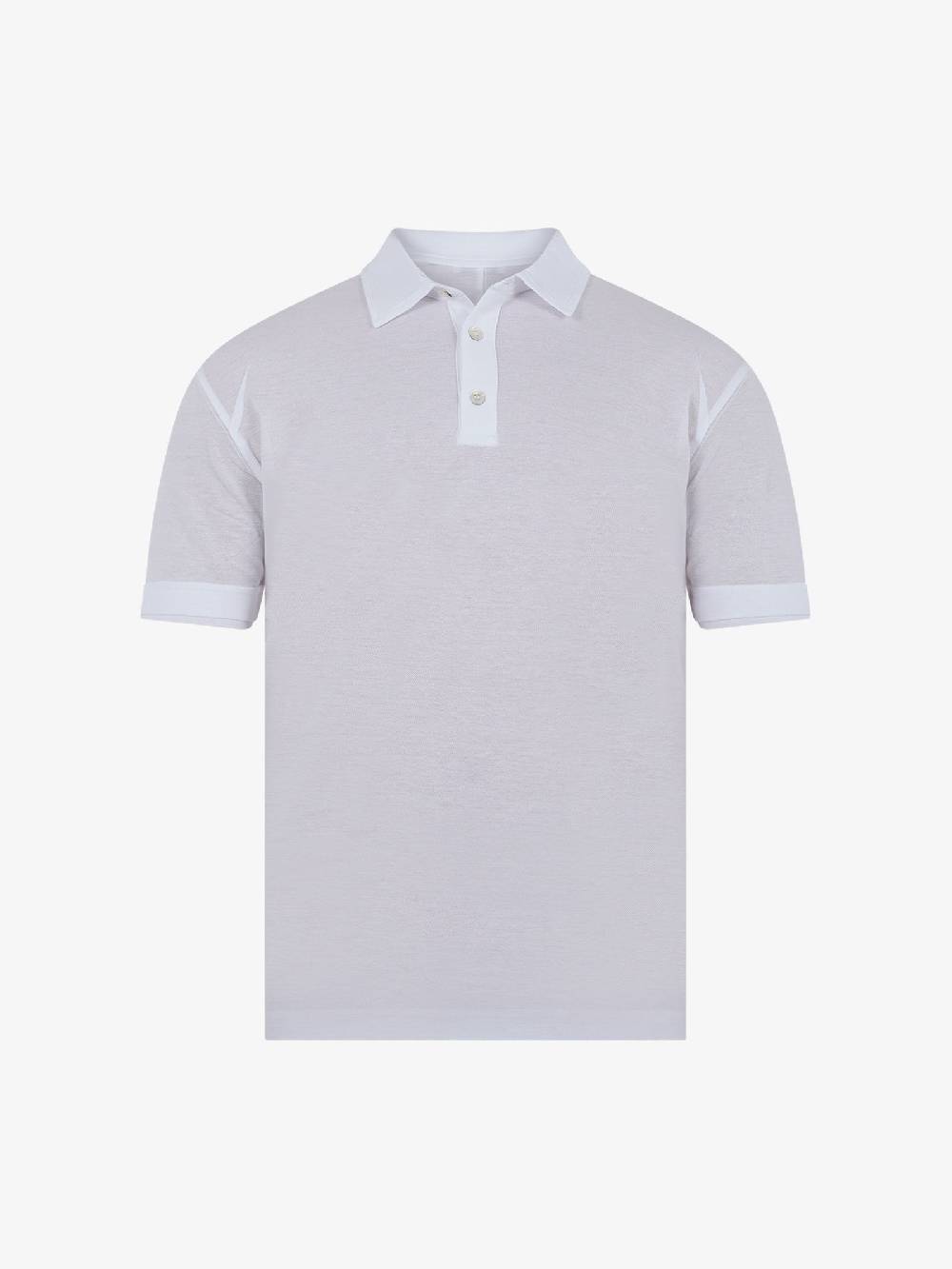 PAOLO PECORA Polo F1414138 Uomo Cotone Bianco