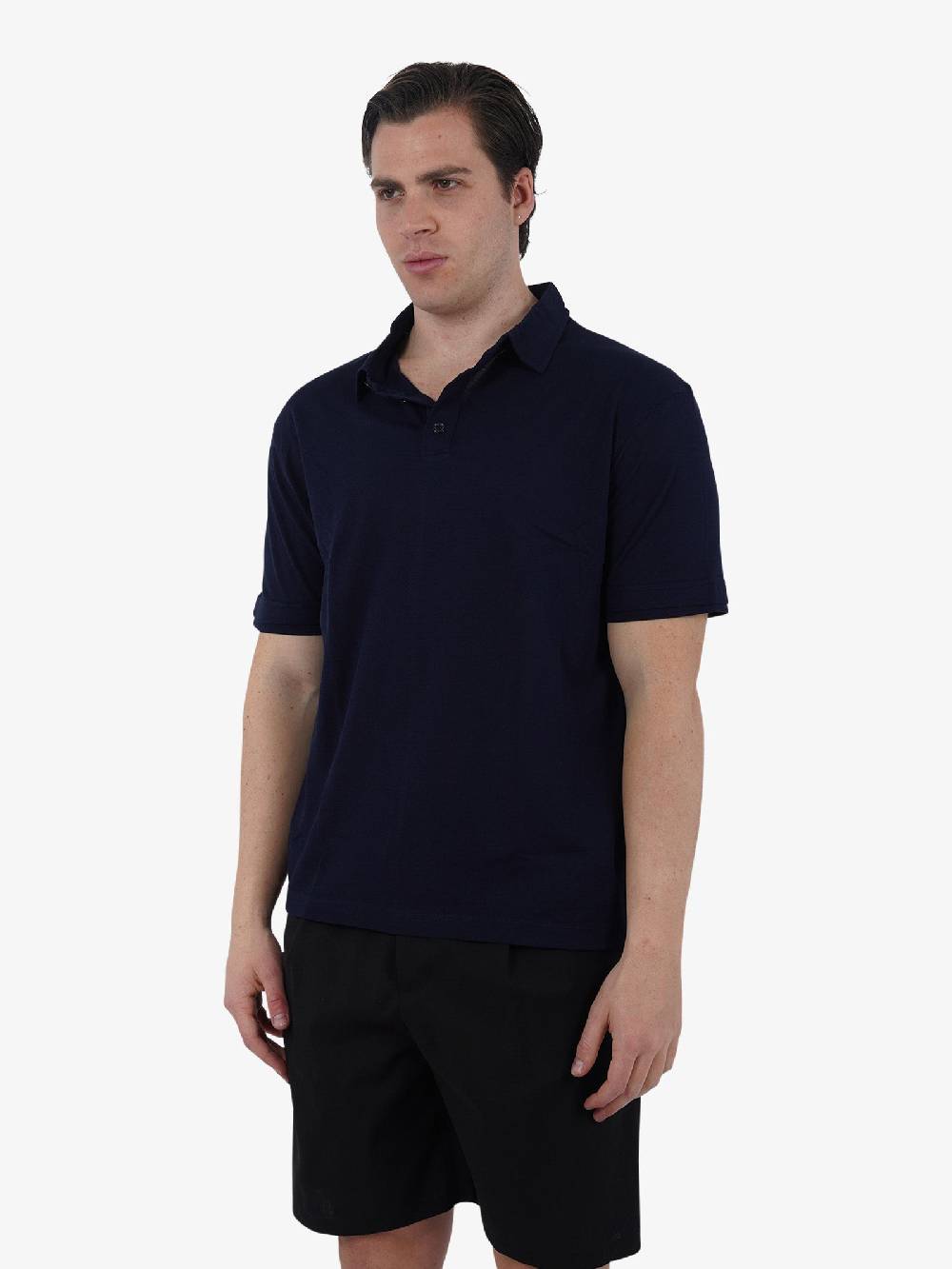 PAOLO PECORA Polo T-Shirt F1414138 Uomo Cotone Blu