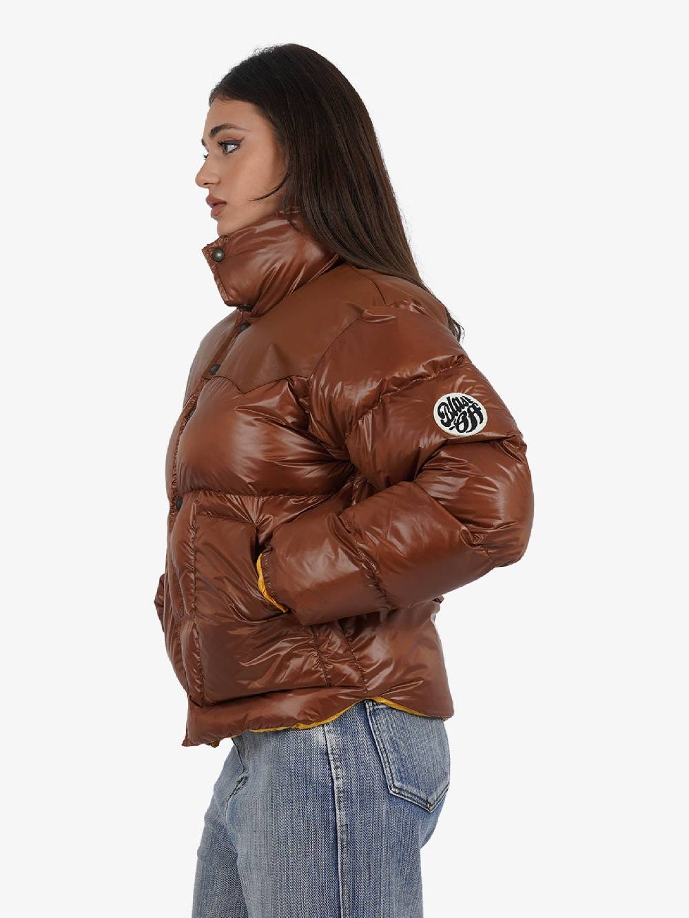 BLAST-OFF Piumino Trapuntato Altais 2 Donna In Nylon Marrone