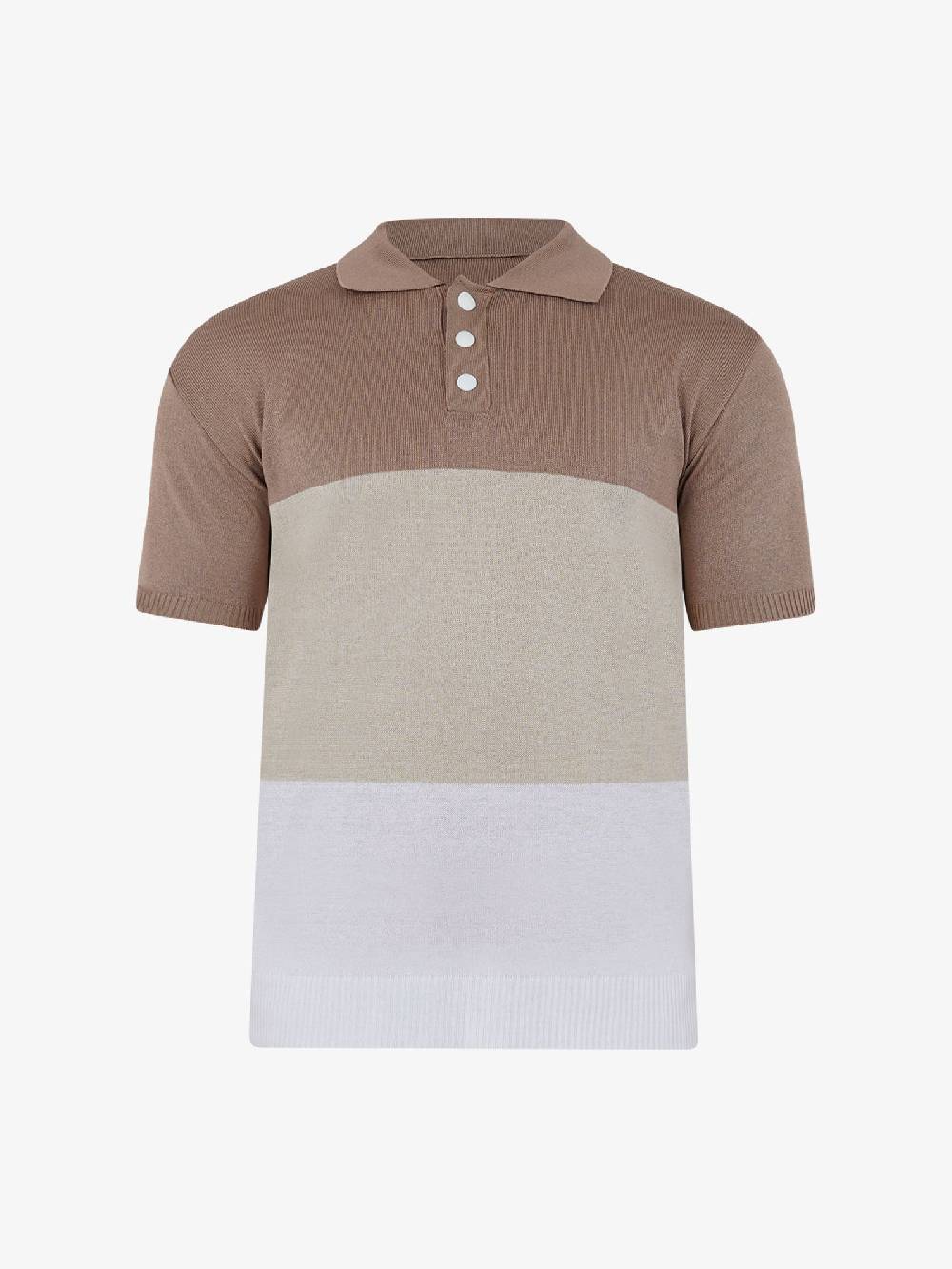 PRET A PORTER Polo A 3 Bottoni M9M2755 Uomo Cotone Multicolor