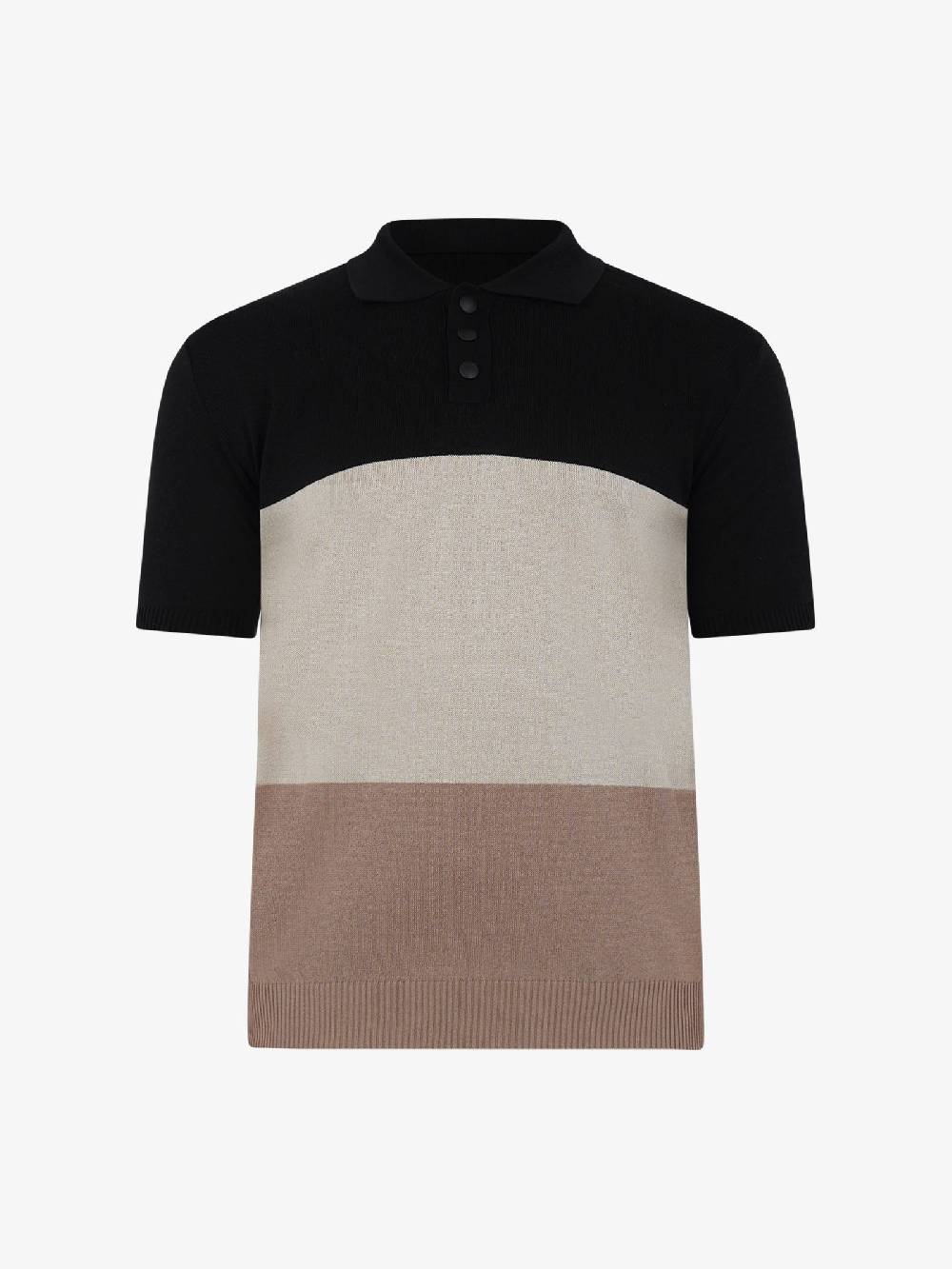 PRET A PORTER Polo A 3 Bottoni M9M2755 Uomo Cotone Multicolor