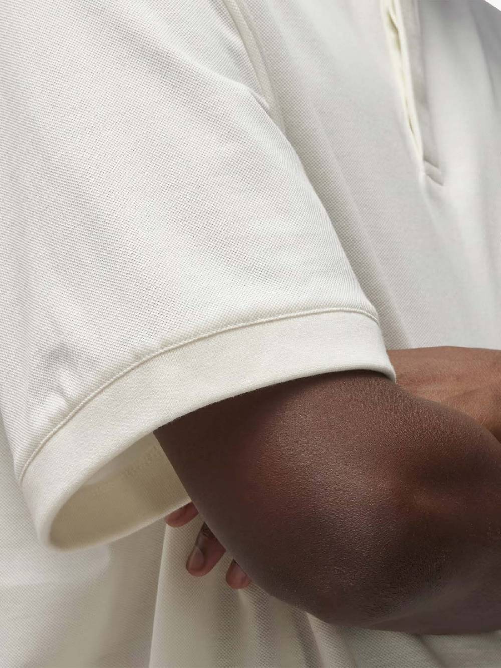 Y-3 Polo A Maniche Corte IV5647 Uomo In Cotone Bianco Caldo