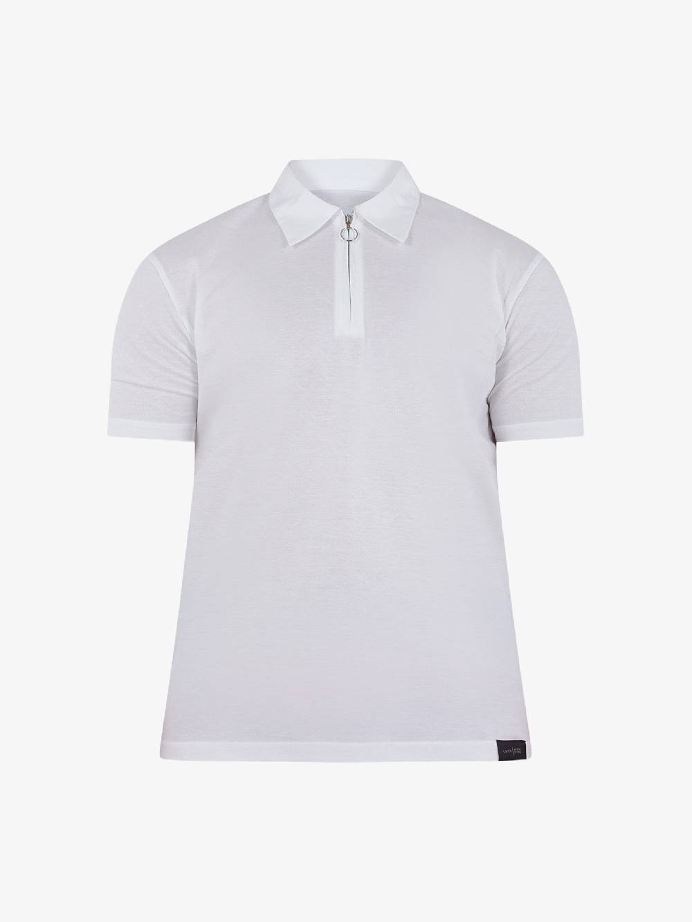 LOW BRAND Polo B230 Zip Piquet L1TSS246520 Uomo Cotone Bianco