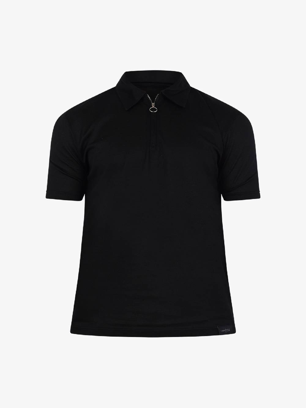 LOW BRAND Polo B230 Zip Piquet L1TSS246520 Uomo Cotone Nero