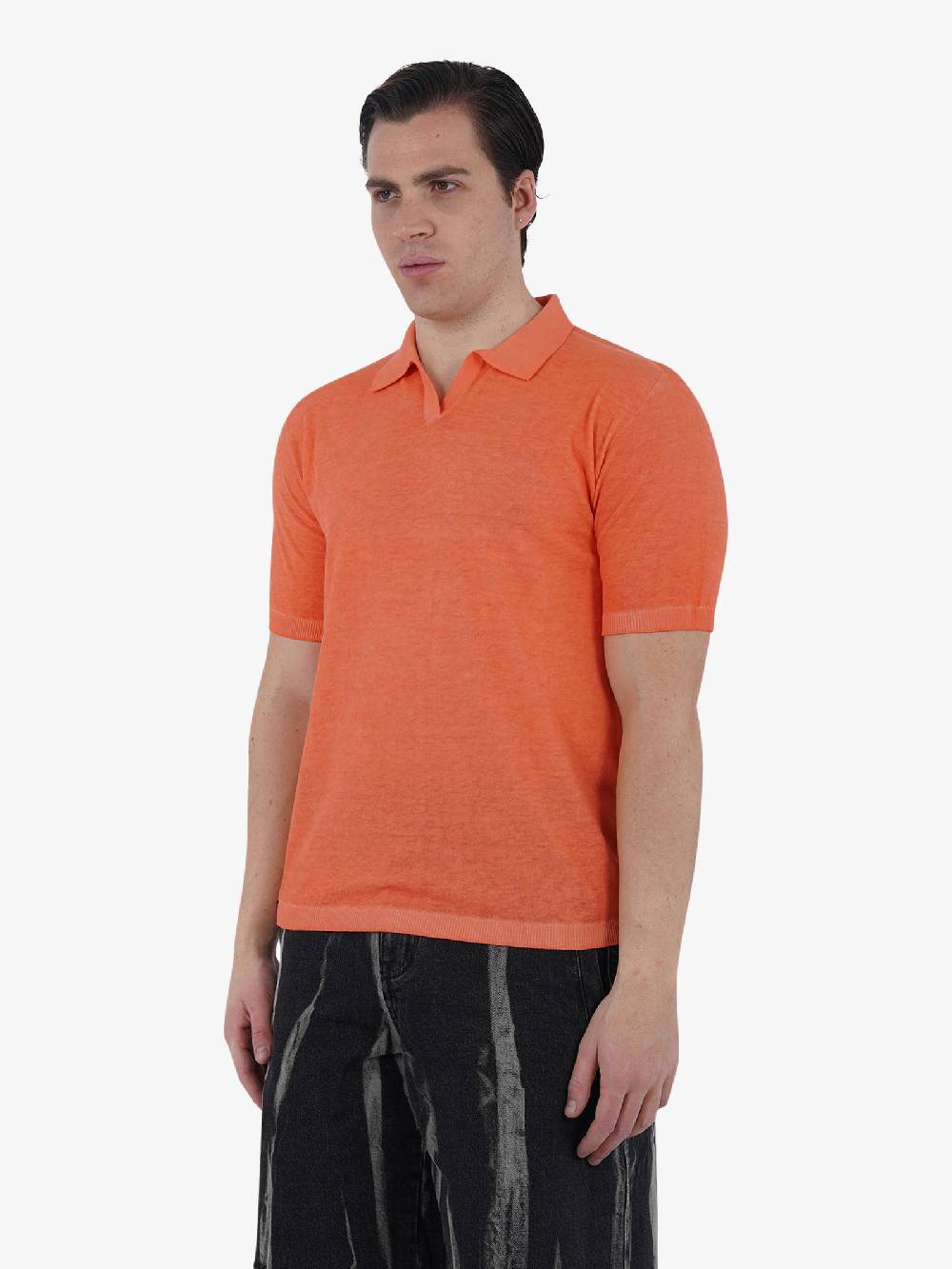 AROVESCIO Polo DERBY F15 NATURAL Uomo Cotone Arancione