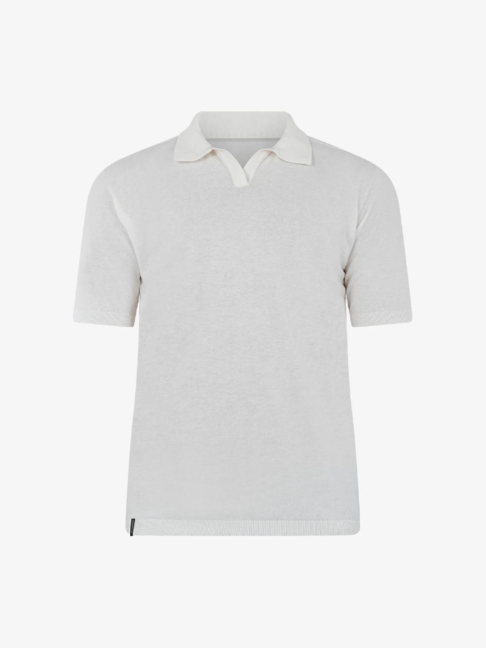 AROVESCIO Polo Derby MM F15 S24M3101 Uomo Cotone Bianco