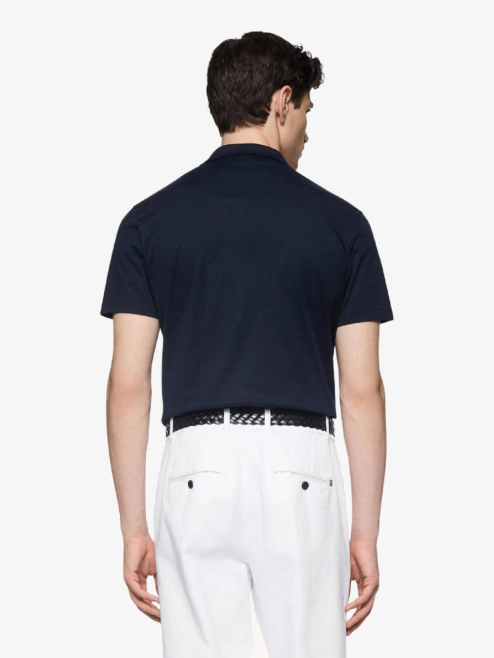 DONDUP Polo In Jersey US330 JF0271U XXX DU Uomo Cotone Blu