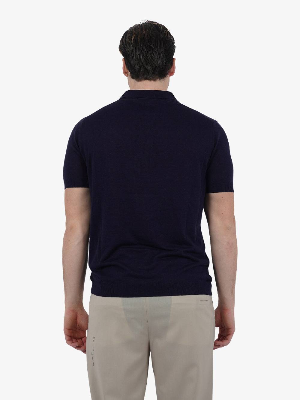 LOW BRAND Polo K148 Jumper L1MSS246671 Uomo Seta Blu