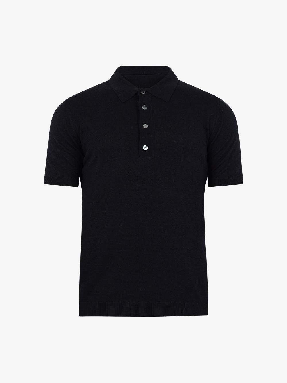 LOW BRAND Polo K148 Jumper L1MSS246671 Uomo Seta Nero