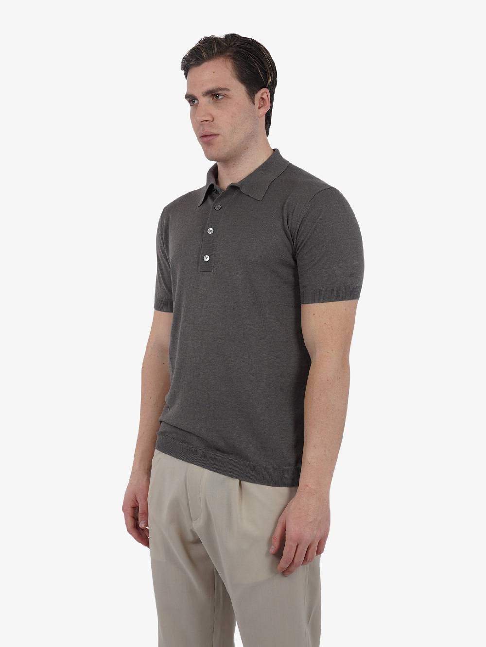 LOW BRAND Polo K148 Jumper L1MSS246671 Uomo Seta Verde