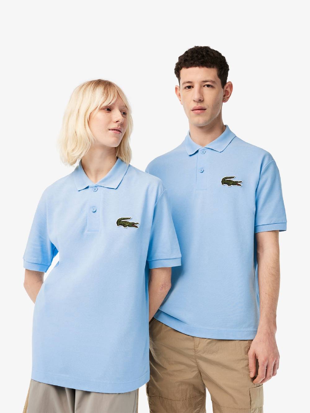 LACOSTE Polo Originale L.12.12 PH3922 Uomo Cotone Azzurro