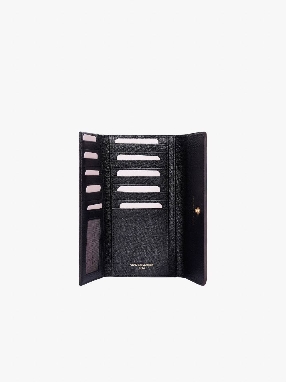 MARC ELLIS Portafoglio Ariel Donna In Ecopelle Nero/oro