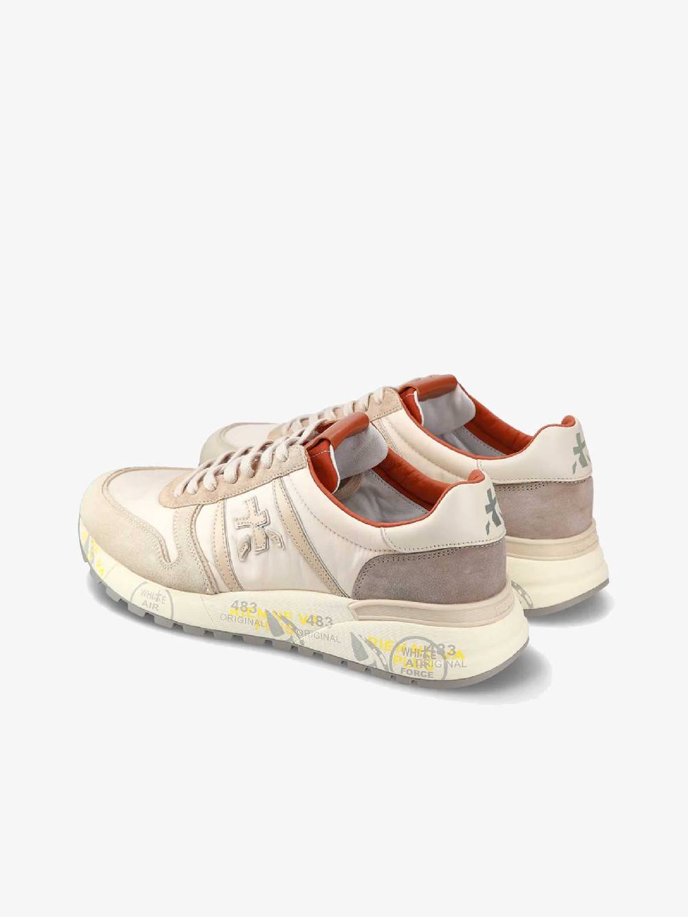 PREMIATA Sneakers LANDER 6633 Uomo Pelle Beige