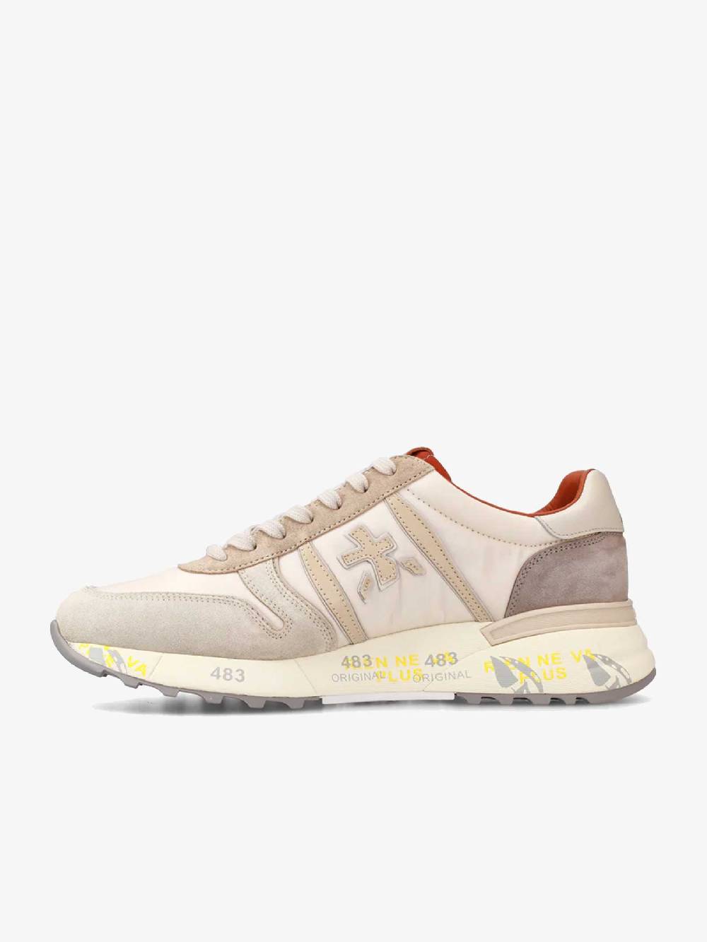 PREMIATA Sneakers LANDER 6633 Uomo Pelle Beige