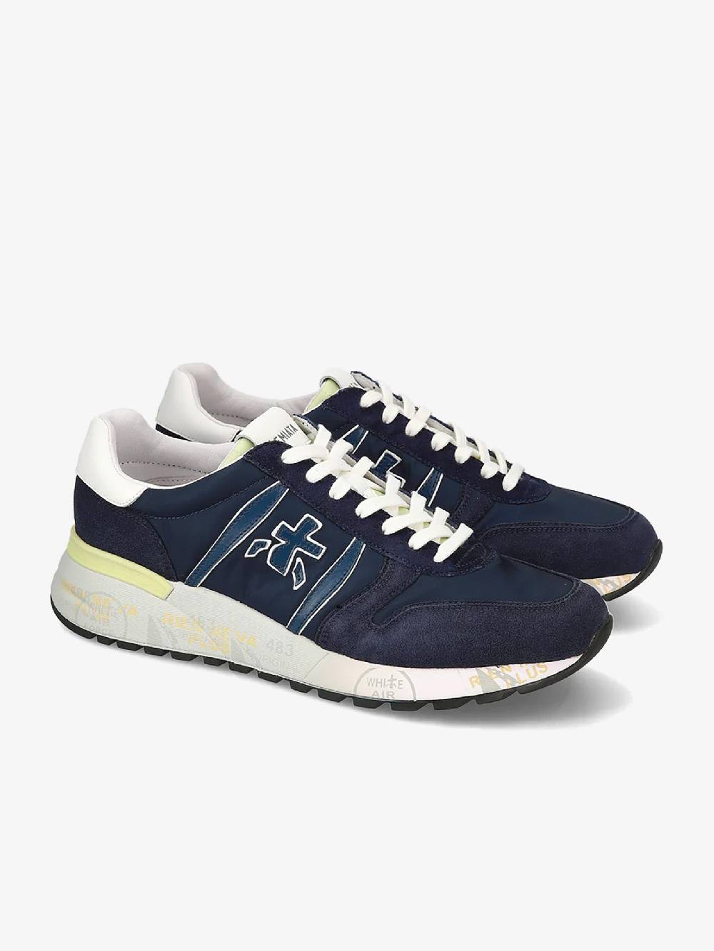 PREMIATA Sneakers LANDER 6634 Uomo Pelle Blu