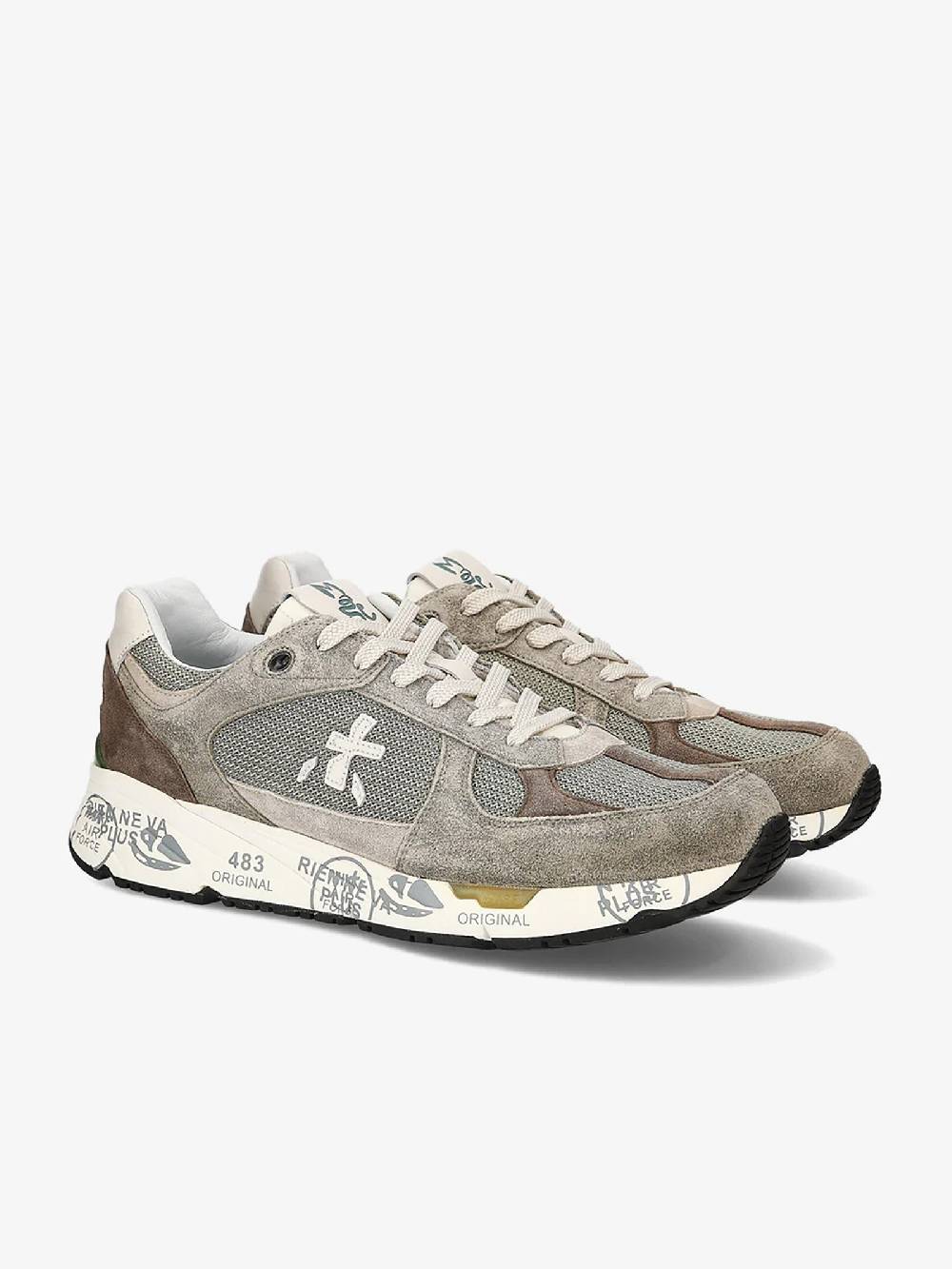 PREMIATA Sneakers MASE 6627 Uomo Pelle Grigio