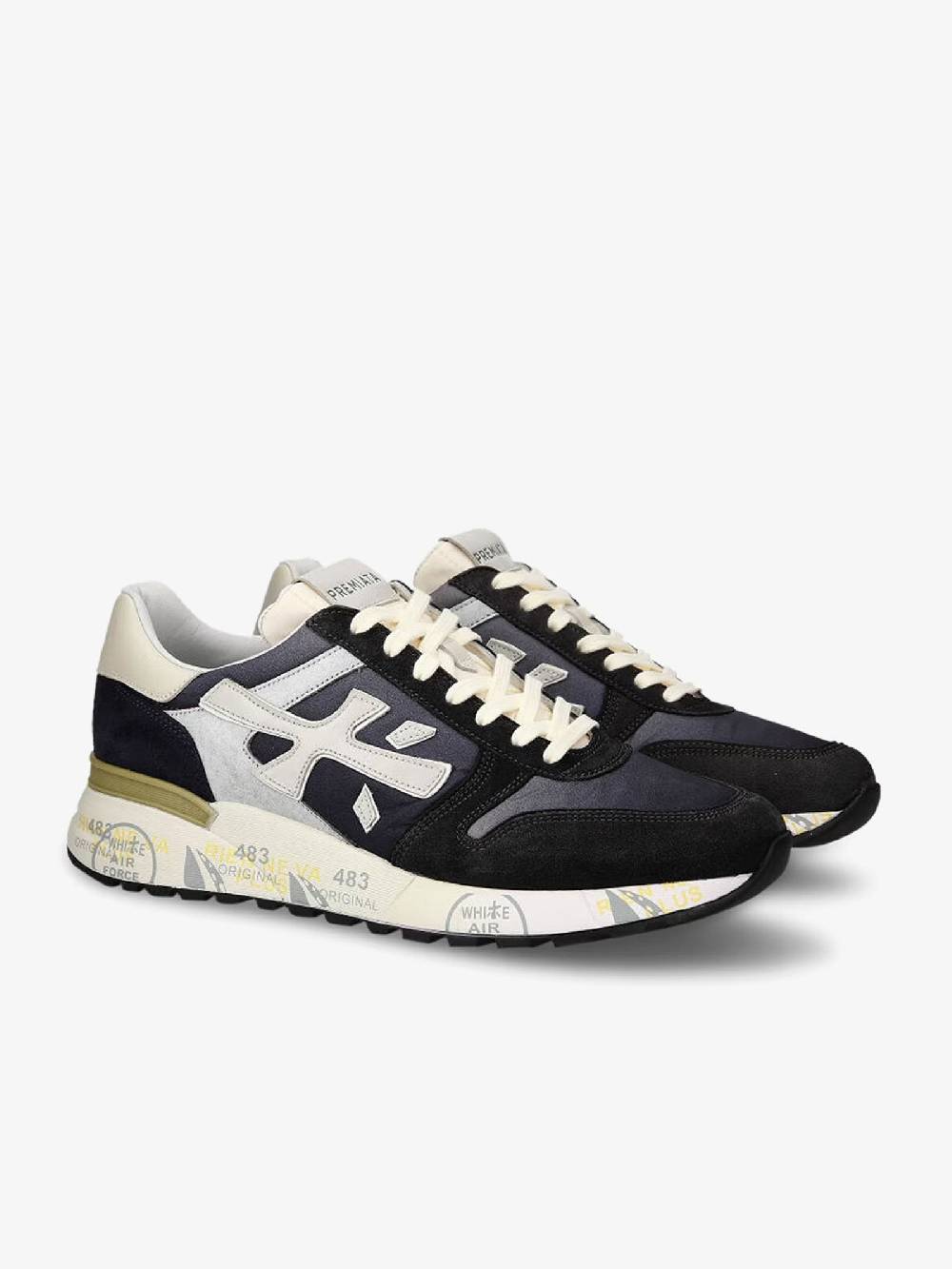 PREMIATA Sneakers MICK 6618 Uomo Pelle Blu