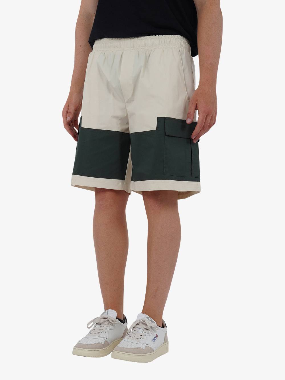 PRET A PORTER Bermuda M9S797 Uomo Cotone Panna