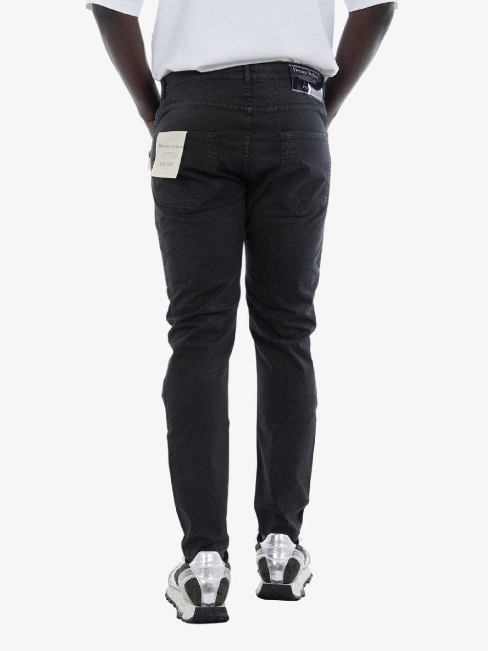 PRIME Jeans 4215 Distressed Uomo Nero