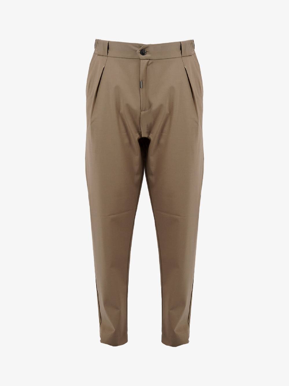 PRIME Pantalone in misto lana uomo beige