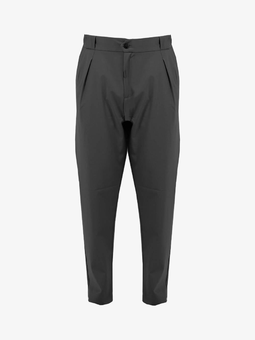 PRIME Pantalone in misto lana uomo verde scuro