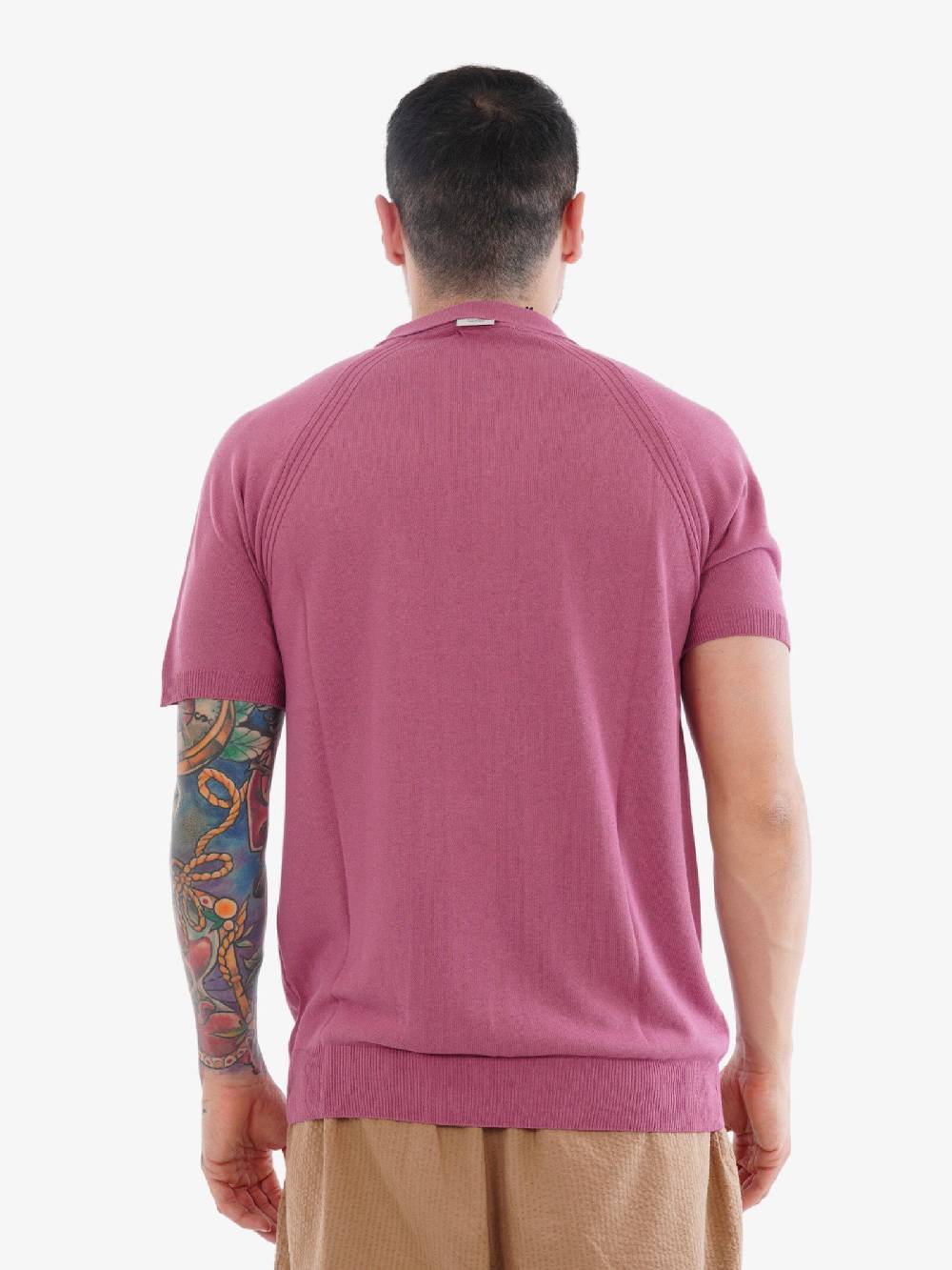 PRIME Polo In Cotone MA07 Uomo Lilla