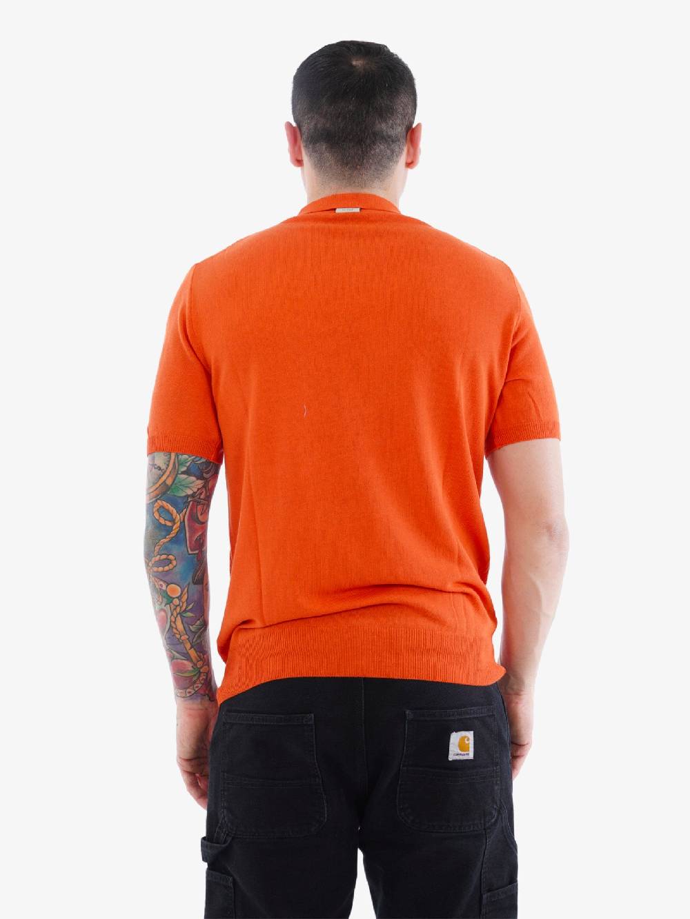 PRIME Polo Uomo In Cotone Arancione