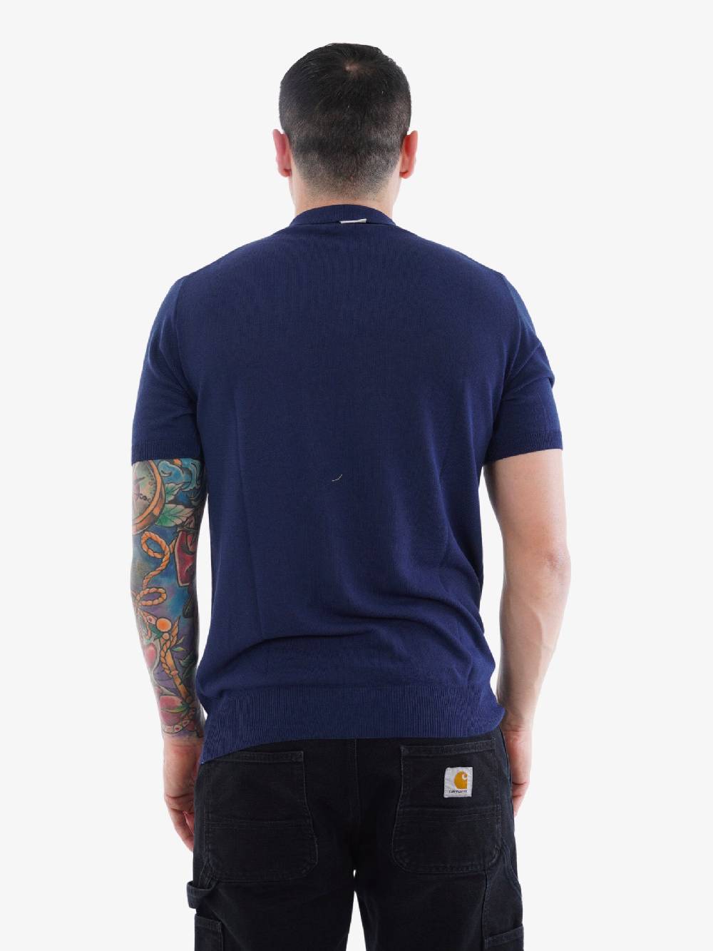 PRIME Polo Uomo In Cotone Blu
