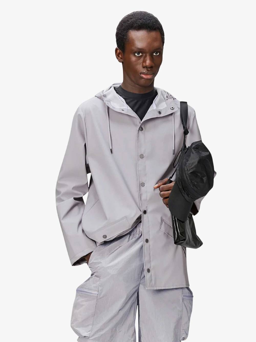 RAINS Giubbotto Jacket W3 12010 Grigio