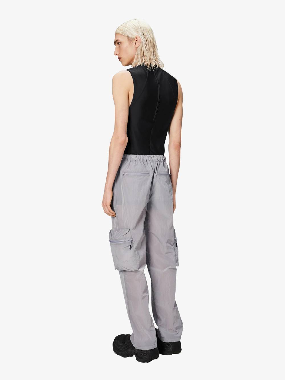 RAINS Pantalone Kano Regolare 19200 Nylon Grigio