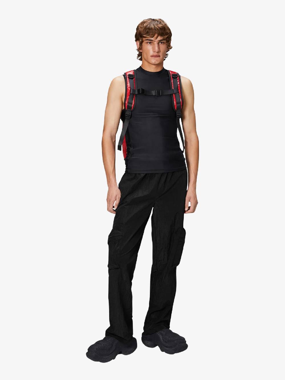 RAINS Pantalone Kano Regolare 19200 Nylon Nero