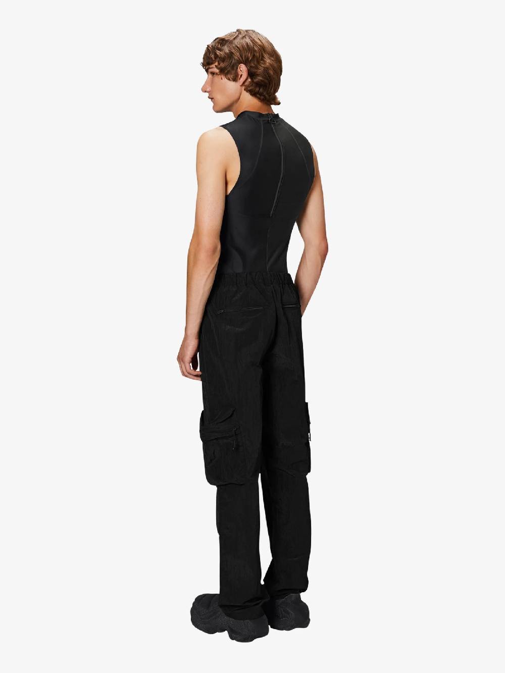 RAINS Pantalone Kano Regolare 19200 Nylon Nero