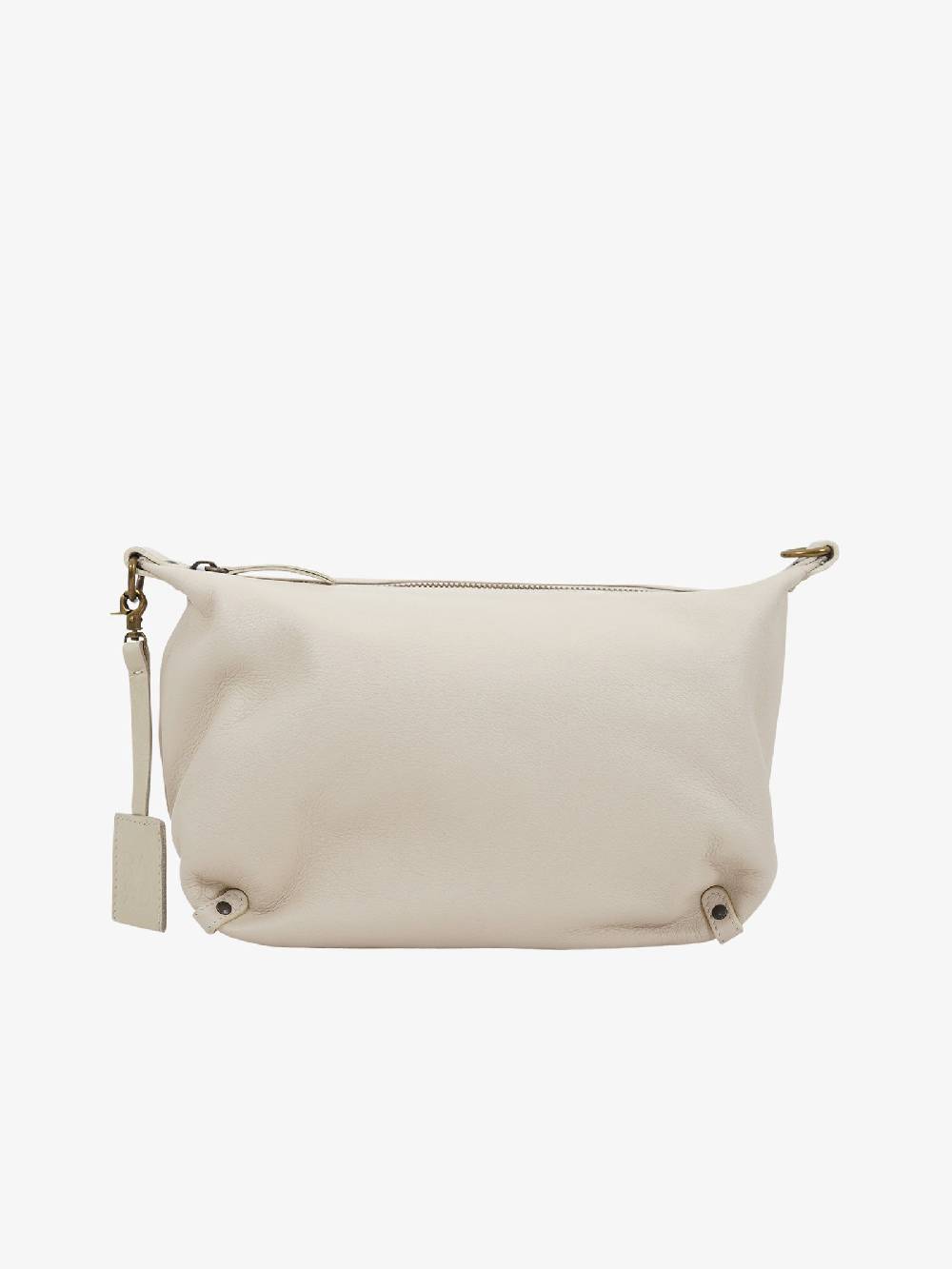 RARO Borsa a spalla MINI ASTRAPE donna pelle panna