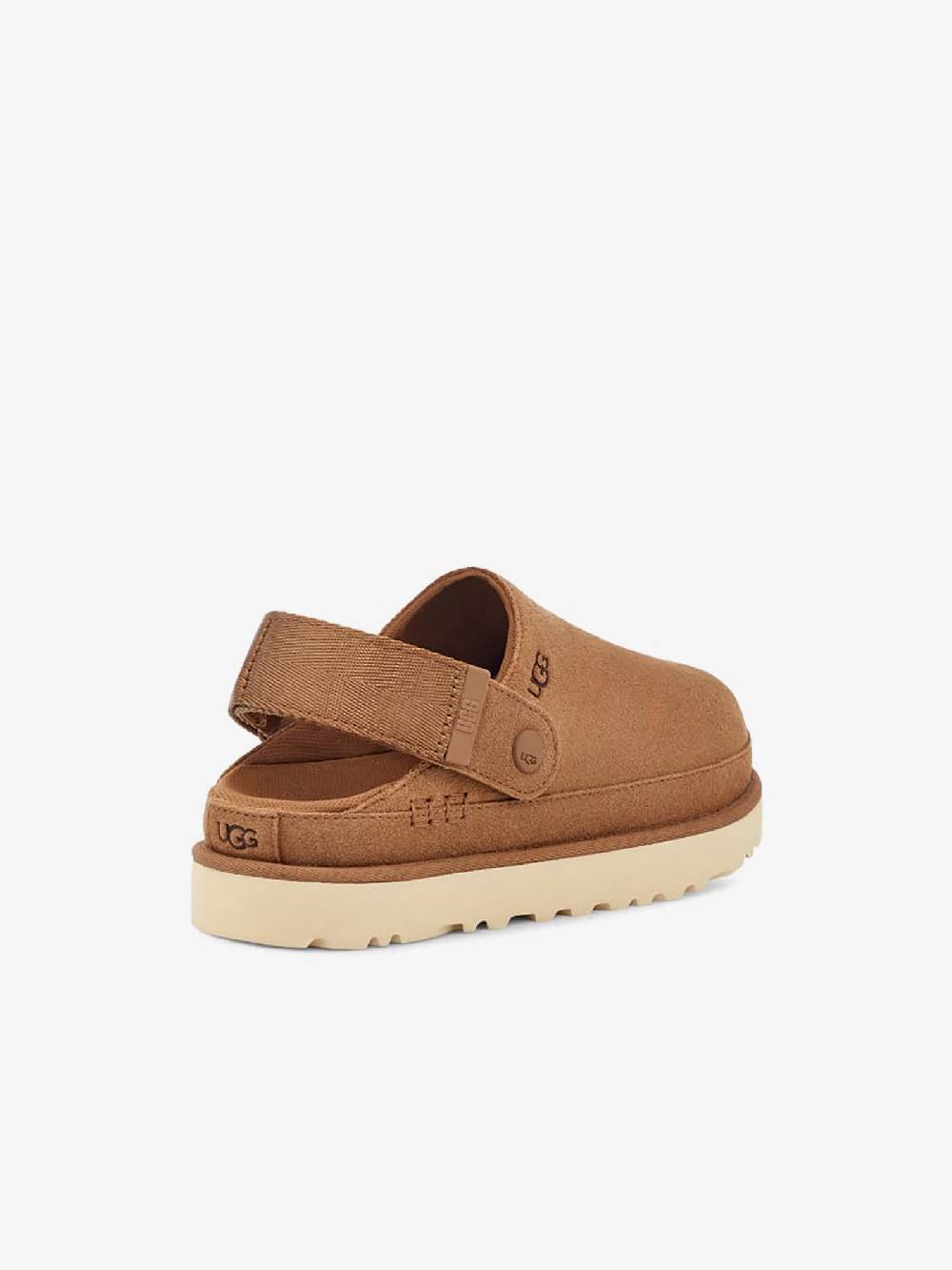 UGG Sabot Goldencoast 1138252 Donna In Pelle Castagna