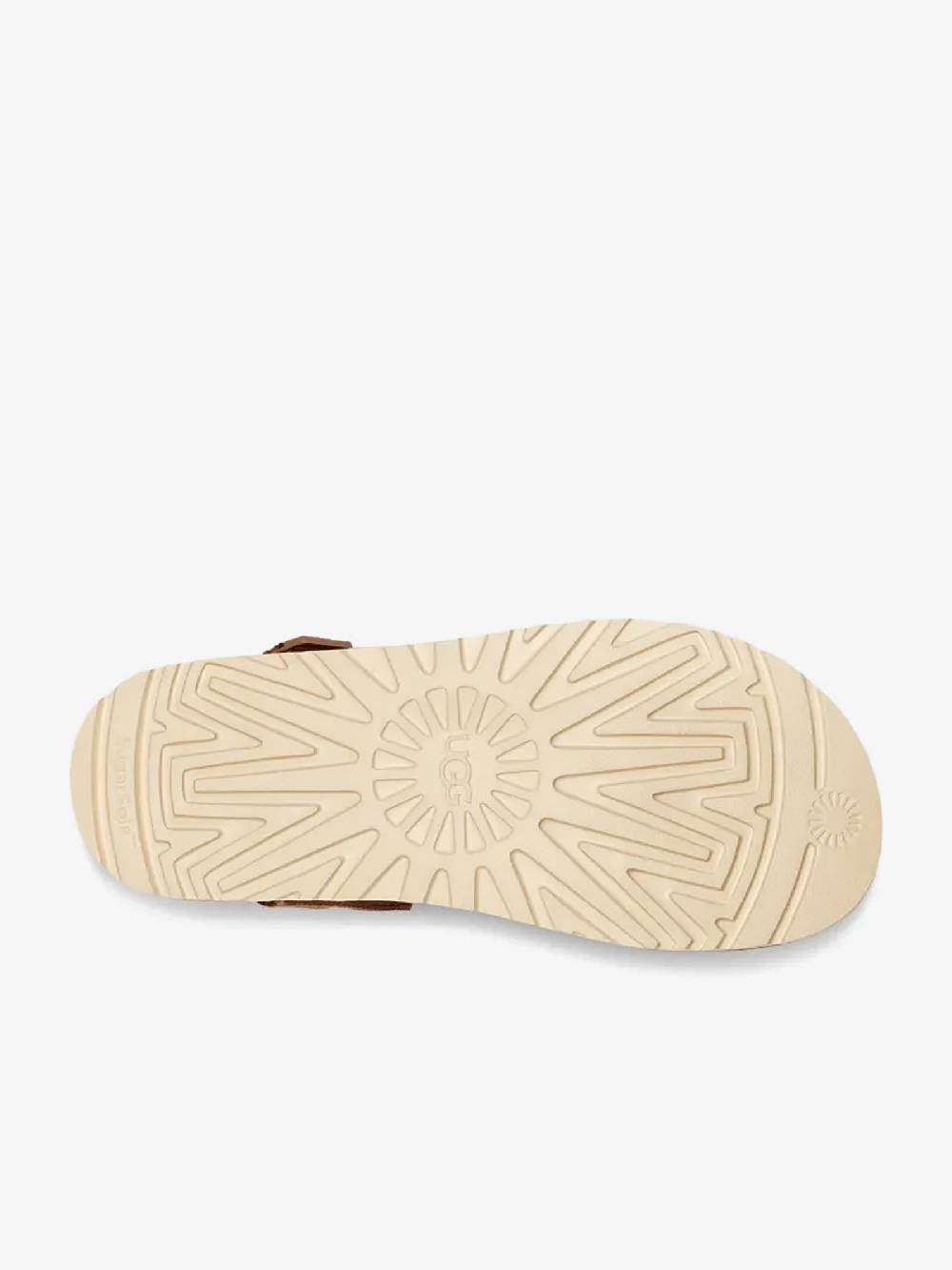 UGG Sabot Goldencoast 1138252 Donna In Pelle Castagna