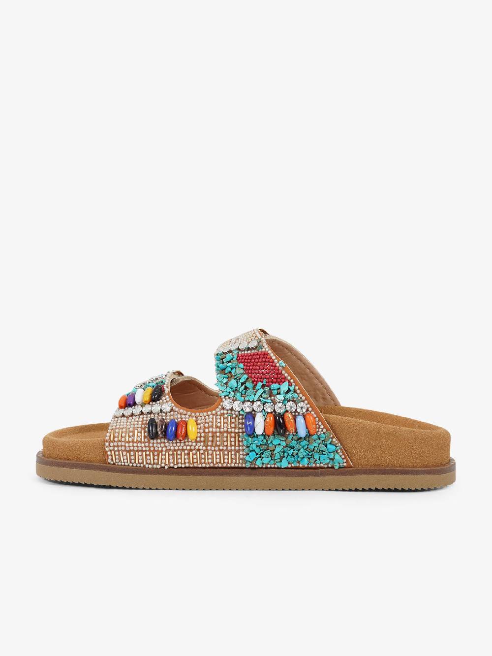 EXE' Sandali Bassi 559 SANTORINI 6-1 Donna Pelle Azzurro