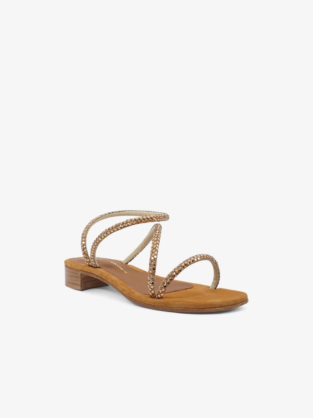 SIANO VIA ROMA Sandali Bassi Camoscio 35 Donna Pelle Marrone