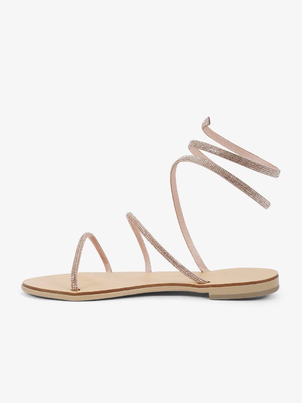 NICOLAS LAINAS Sandali Bassi Crystal 64-CE Donna Bronzo