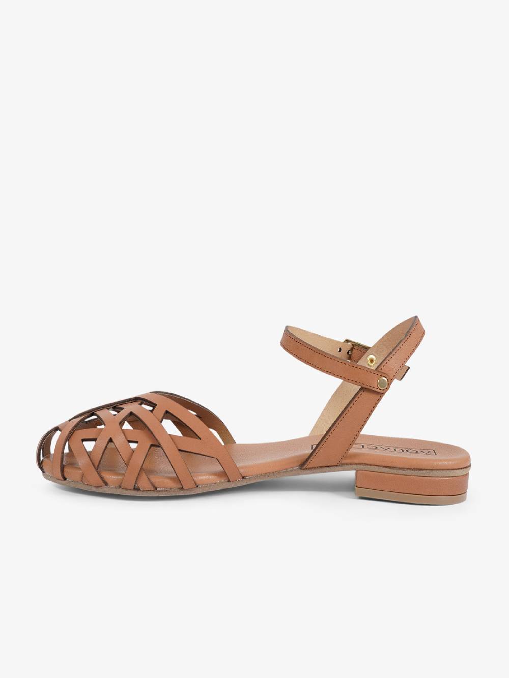 AQUACLARA Sandali Bassi ITACA-20 Donna Pelle Marrone