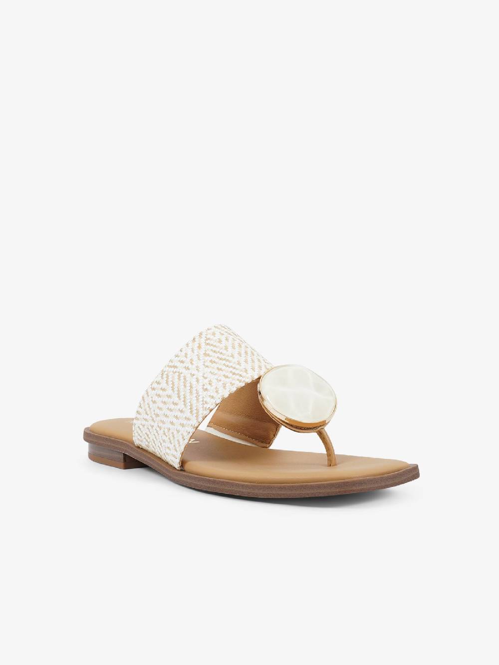 NOA HARMON Sandali Bassi Margot 9226 Donna Rafia Bianco