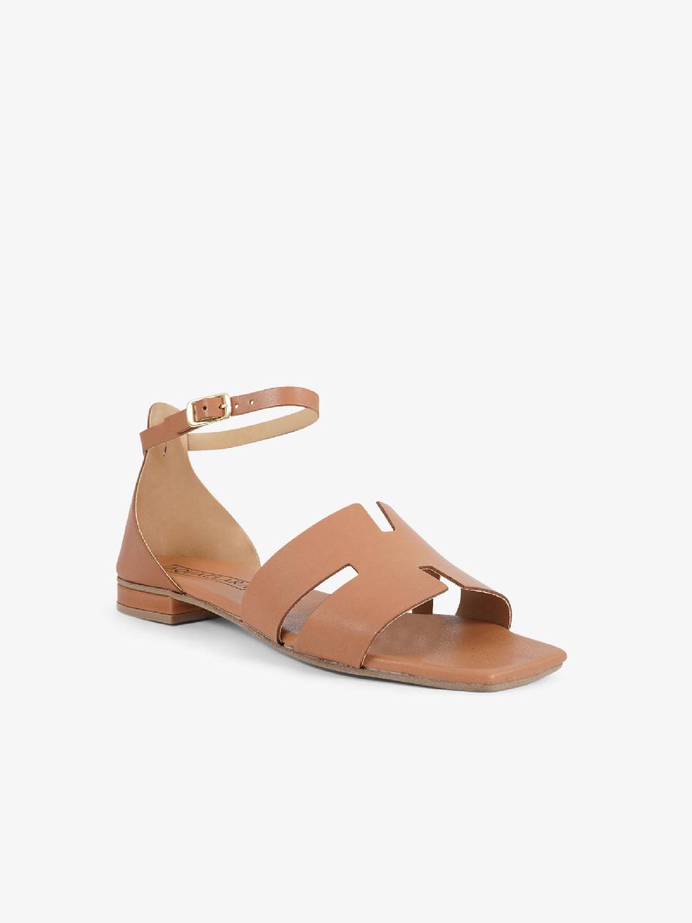 AQUACLARA Sandali Bassi MILOS-20 Donna Pelle Marrone