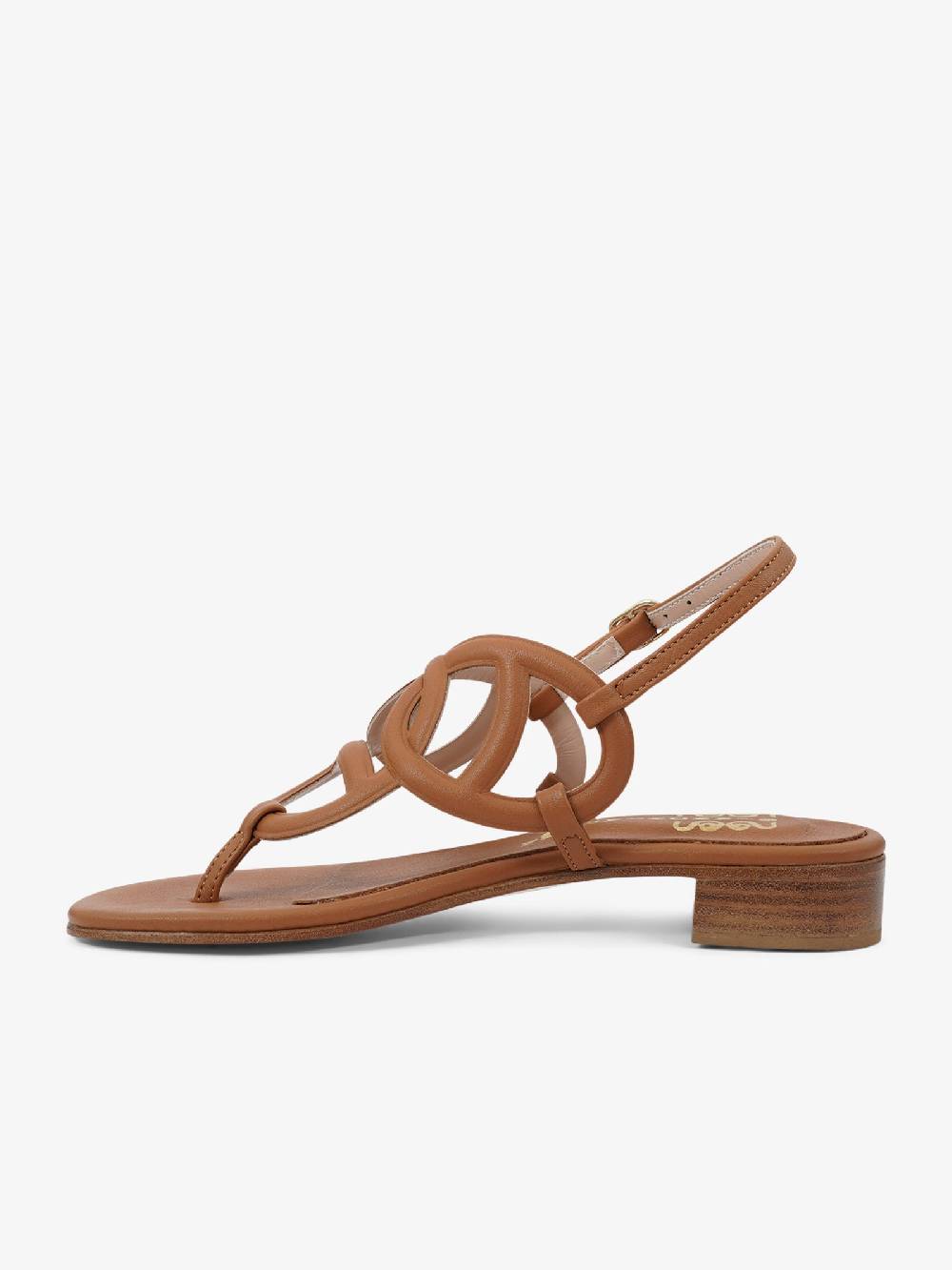 SIANO VIA ROMA Sandali Bassi Nappa 72 Donna Pelle Marrone