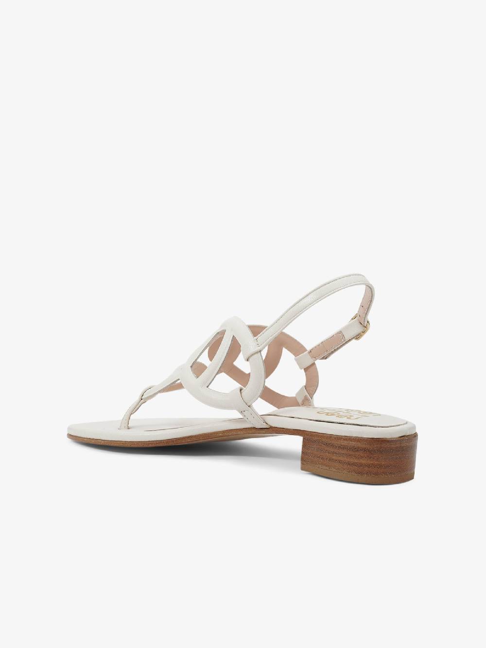 SIANO VIA ROMA Sandali Bassi Nappa 72 Donna Pelle Panna