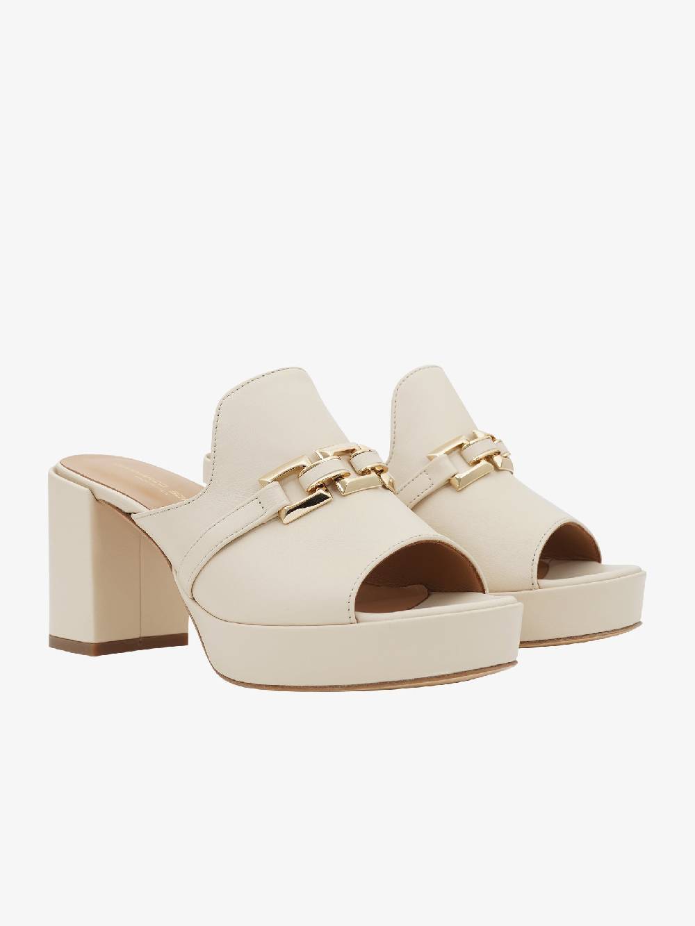 SORELLI Sandali Con Plateau 2190 Nora Donna Bianco Caldo