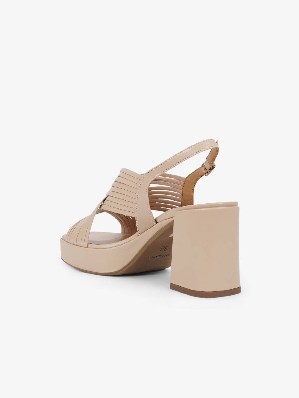 SORELLI Sandali Con Plateau 2229/LIVIA Donna Pelle Beige