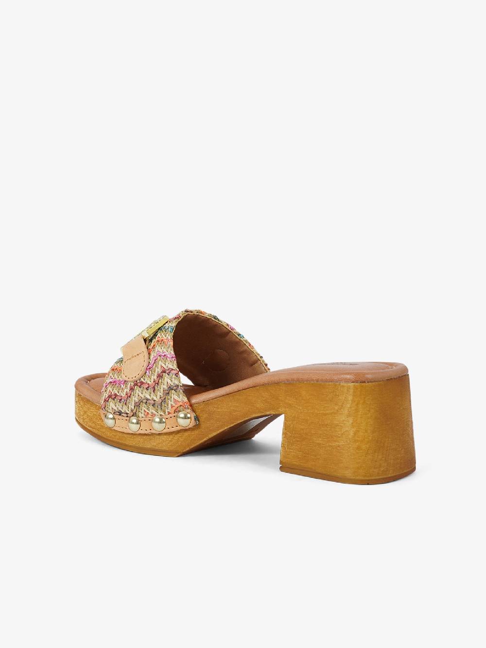 SANDRO ROSI Sandali Con Plateau 8921 8921 Donna Rafia Multicolor