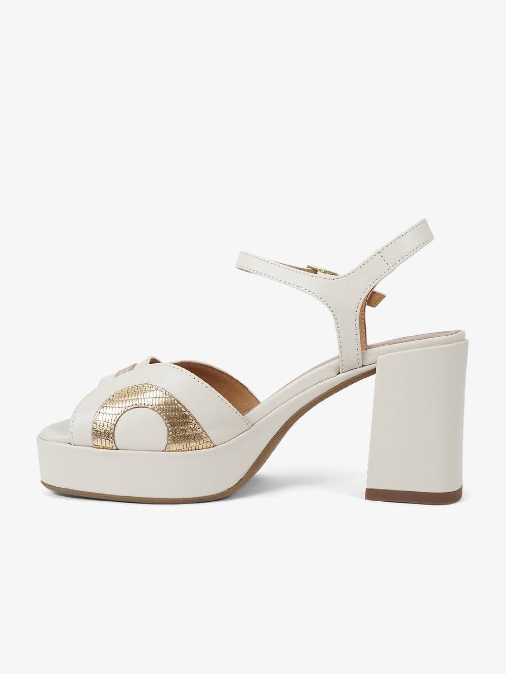 SORELLI Sandali Con Plateau Livia 2067/LIVIA Donna Pelle Panna