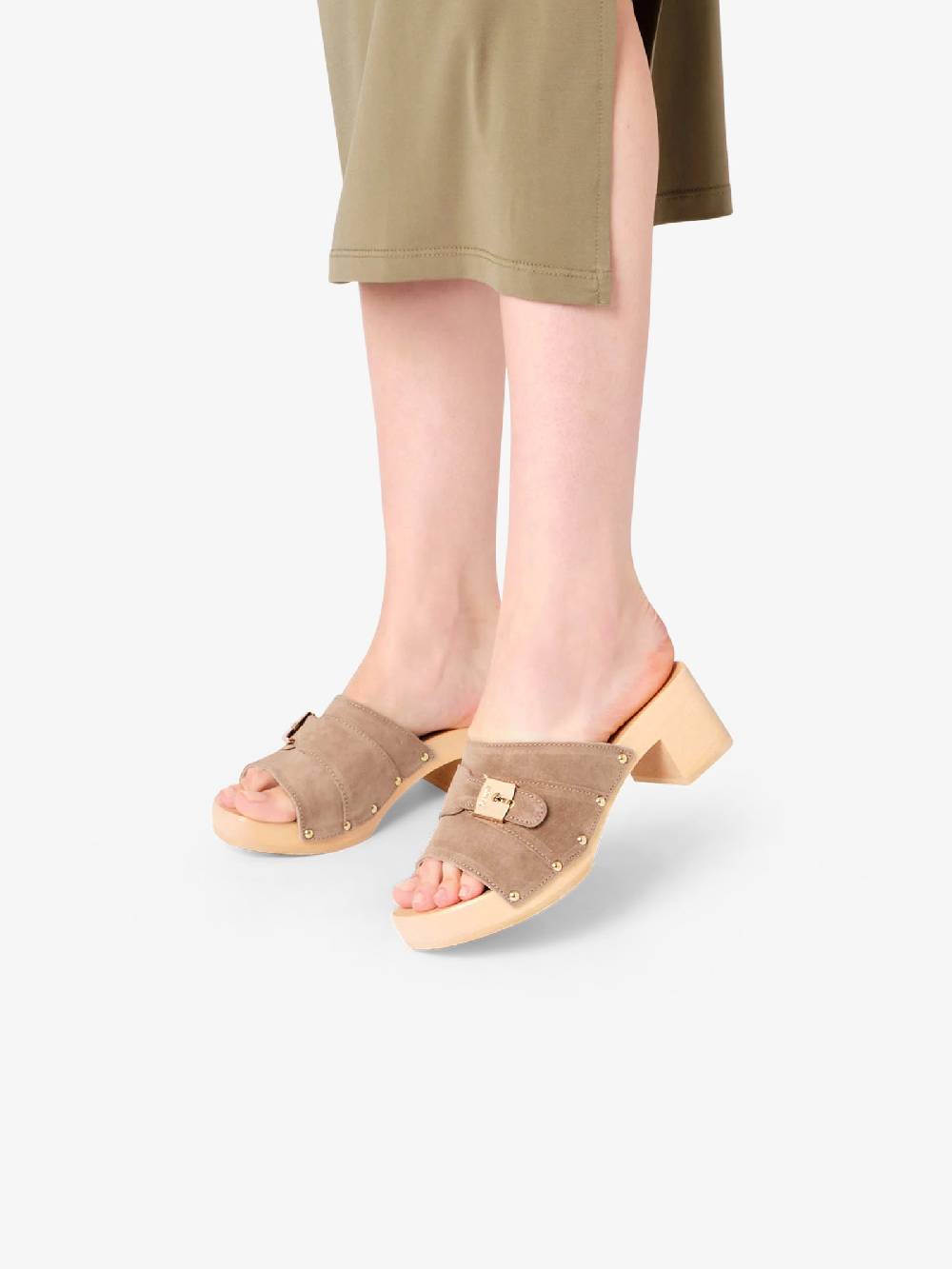 SCHOLL Sandali Con Plateau Pescura Sarah SL.F299811002 Donna Camoscio Beige