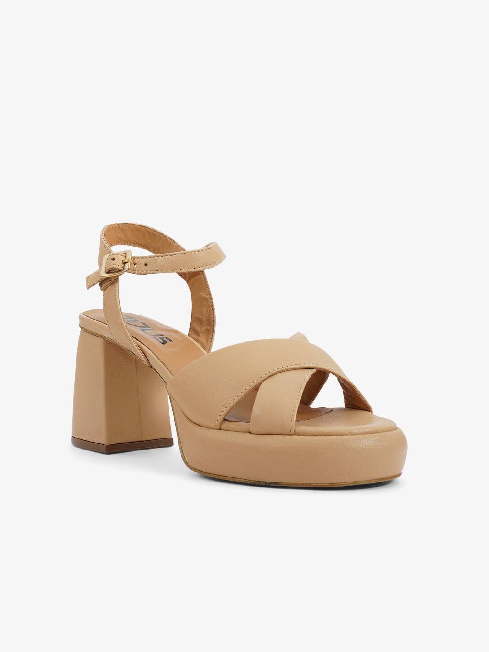 MJUS Sandali Con Plateau T91005-301 Donna Pelle Beige