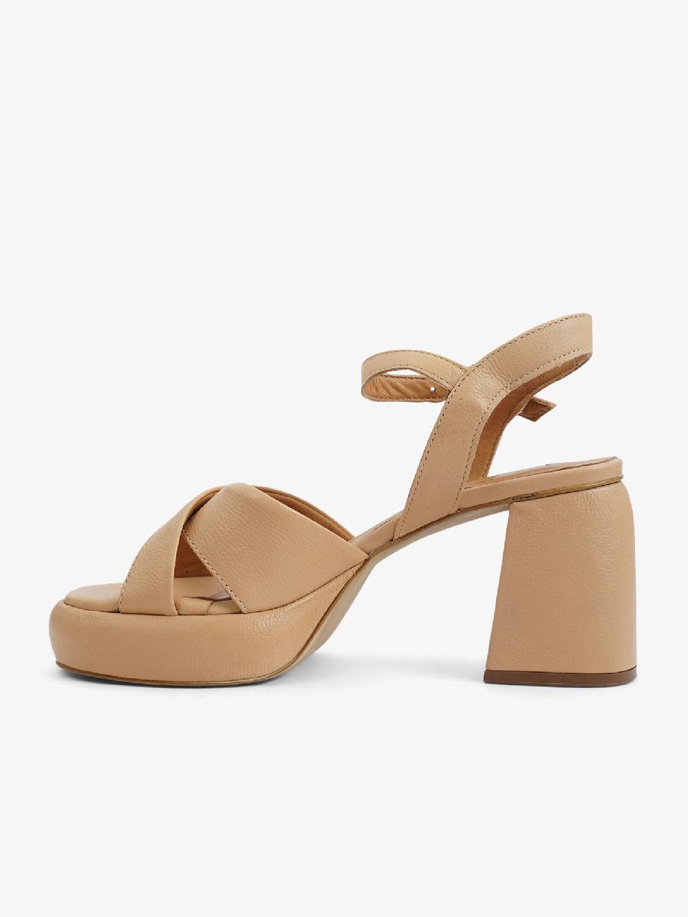 MJUS Sandali Con Plateau T91005-301 Donna Pelle Beige